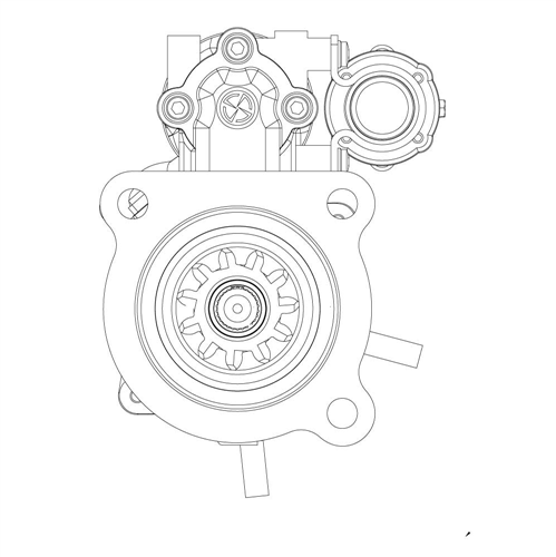 M105415_Pretolite Leece Neville New Starter Motor Prestolite Leece Neville 24V Cw Rotation 7.5KW